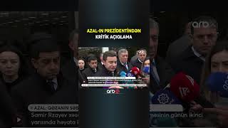 AZAL-ın prezidenti təyyarə qəzasından sonra açıqlama verdi