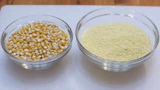 How to Make Cornmeal | Easy Homemade Cornmeal Recipe