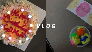 서울살이 VLOG｜자취생활｜딩가케이크 맛은 어떨까?｜라이즈호텔에서 베이비샤워