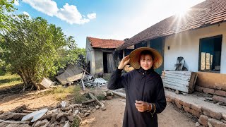 Young girl alone cleans up abandoned house for more than 20 years