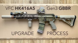 VFC HK416 GBBR Gen3 upgrade process (airsoft replica)