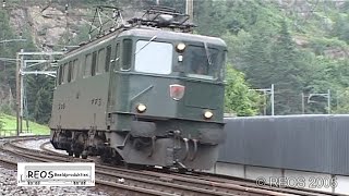 2005-08 [SDw] 4/5Wassen Gotthard, AMAZING consists, Re 20/20, Re 10/10, 12 superb trains 10min!