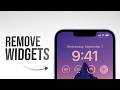 How to Remove Widgets on iPhone Lock Screen (tutorial)