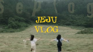 셉로그 EP.5 | 여름 제주 VLOG | 제주도 동쪽 1박 2일 뿌시기 | 제주 동쪽 명소 추천 | 천미천 비밀의 숲 김녕해수욕장 슬슬슬로우 런던베이글뮤지엄