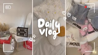 VLOG: A day in my life | Shopping | Pinterest bedroom reset | content creation | Shein deco haul 💌