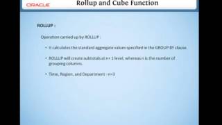 7 7 Rollup and Cube Function