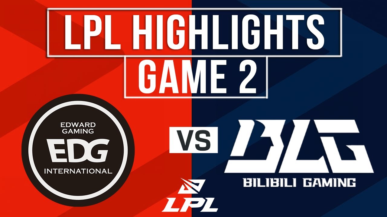 EDG Vs BLG Highlights Game 2 | LPL 2024 Spring | Edward Gaming Vs ...