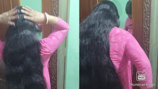 #haircombing //মায়ের শরীরটা  খারাপ তাই মাকে দেখতে যাচ্ছি//