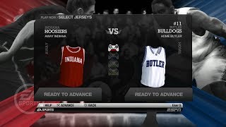 NCAA Basketball 10 (Rosters Updated for 2018 2019 Season) Indiana Hoosiers vs Butler Bulldogs