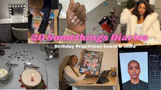 VLOG:20 Somethings Diaries| Random days in my life|22nd Birthday prep| apartment decorating and more