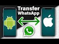 How to Transfer WhatsApp Messages between iPhone & Android 2023!