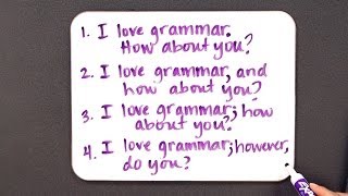 How to Avoid a Run-On Sentence | Grammar Lessons