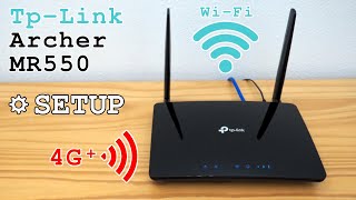 TP-Link MR550 4G+ Router Wi-Fi Dual Band • Unboxing, installation, configuration and test