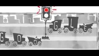 101st Anniversary of the First Electric Traffic Signal System   Google Doodle