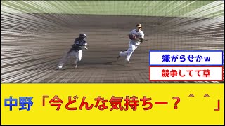 阪神・中野、帰塁するランナーと並走してしまう【阪神タイガースvs東京ヤクルトスワローズ】【プロ野球なんJ 2ch プロ野球反応集】