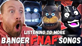 LISTENING to MORE BANGER FNAF Songs! (Dawko, JT Music, TryHardNinja REACTION!)