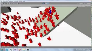 A* path find dynamic bot avoidance test 2