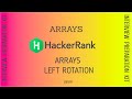 Arrays : Left Rotation | Hackerrank Solutions