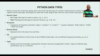 "Mastering Lists and Tuples in Python: Essential Data Types Explained" #s1ep15