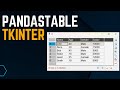 PandasTable + Tkinter: Creating Interactive Data Tables