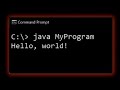 How to Run Java Programs With Command Prompt cmd and Notepad in Windows