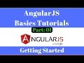 AngularJS Tutorial - Getting started