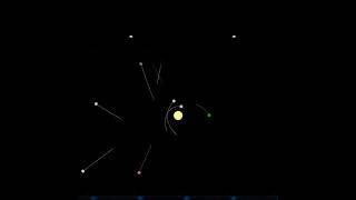 Simulating gravity in python