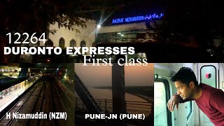 12264 Duronto express | H Nizamuddin to Pune | NZM PUNE | first class journey | ￼￼