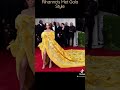 Rihanna's Met Gala Style Evolution #riri #metgala #shorts #viral