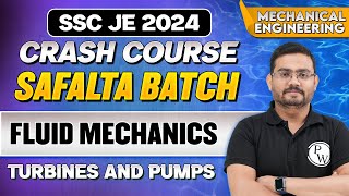 SSC JE 2024 | Fluid Mechanics & Hydraulic Machine | Turbines  and Pumps  | Mechanical Engineering