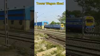 Tower Wagon Shed Indara Junction | Indara Junction Railway Station #towerwagon #railway #train ❣️