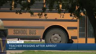 Mart ISD teacher resigns following arrest for improper relationship with student