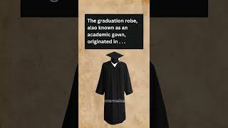 History of Graduation robe | Graduation Facts #shorts