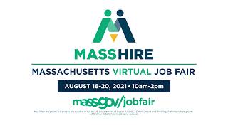 MassHire Massachusetts Virtual Job Fair - 30 Second Promotional