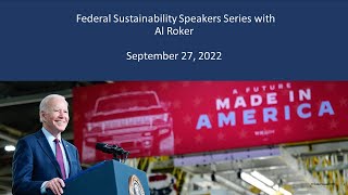 Federal Sustainability Speaker Series - Reporting on the Climate Crisis with Al Roker