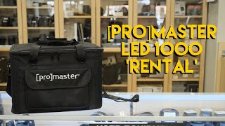 ProMaster LED 1000 Rental || Quick Guide