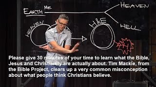 Please give 30 mins to learn what the Bible, Jesus and Christianity are actually all about.