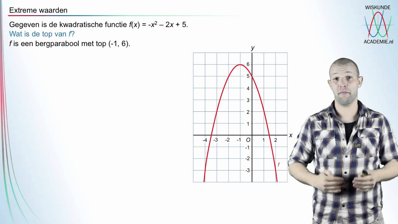 Wat Is Een Extreme Waarde? En Hoe Bereken Je Hem? (wiskunde A ...