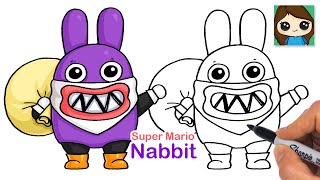 How to Draw Nabbit | Super Mario Bros. Wonder