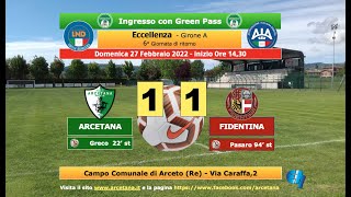 Arcetana - Fidentina 1-1