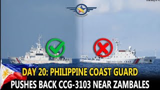 DAY 20: BRP CABRA SUCCESSFULLY PREVENTS CCG VESSEL FROM APPROACHING ZAMBALES CLOSER