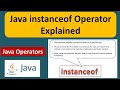 Java instanceof Operator Explained | Java Tutorial