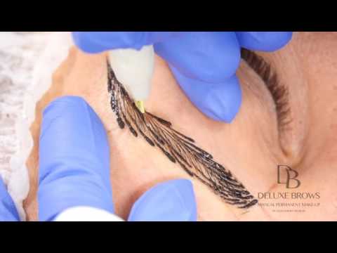 Deluxe Brows® Combined Manual Technique - Microblading Strokes and Shading Deluxe Brows® Combined Manual Technique - Microblading Strokes and Shading