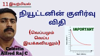 11 இயற்பியல்|நியூட்டனின் குளிர்வு விதி| அலகு 8|வெப்பமும் வெப்ப இயக்கவியலும்|sky physics