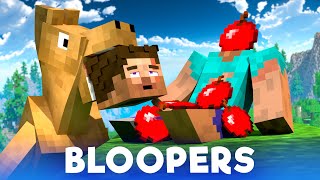 Lost Steve: BLOOPERS - Alex and Steve Life (Minecraft Animation)