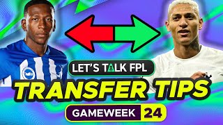 FPL TRANSFER TIPS GAMEWEEK 24 (Who to Buy and Sell?) | FANTASY PREMIER LEAGUE 2023/24 TIPS