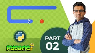Snake and apple game in python pygame - 2. Converting into OOP | Python project tutorial