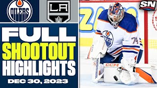 Edmonton Oilers at Los Angeles Kings | FULL Shootout Highlights - December 30, 2023