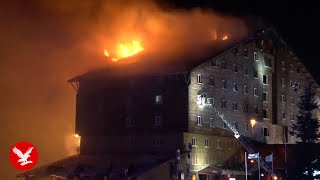 Fire engulfs popular ski resort hotel in Turkey, killing at least 10