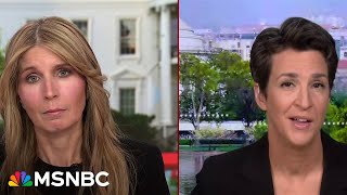 Maddow and Nicolle Wallace react as reporters walk out of Pentagon amid Hegseth’s press crackdown